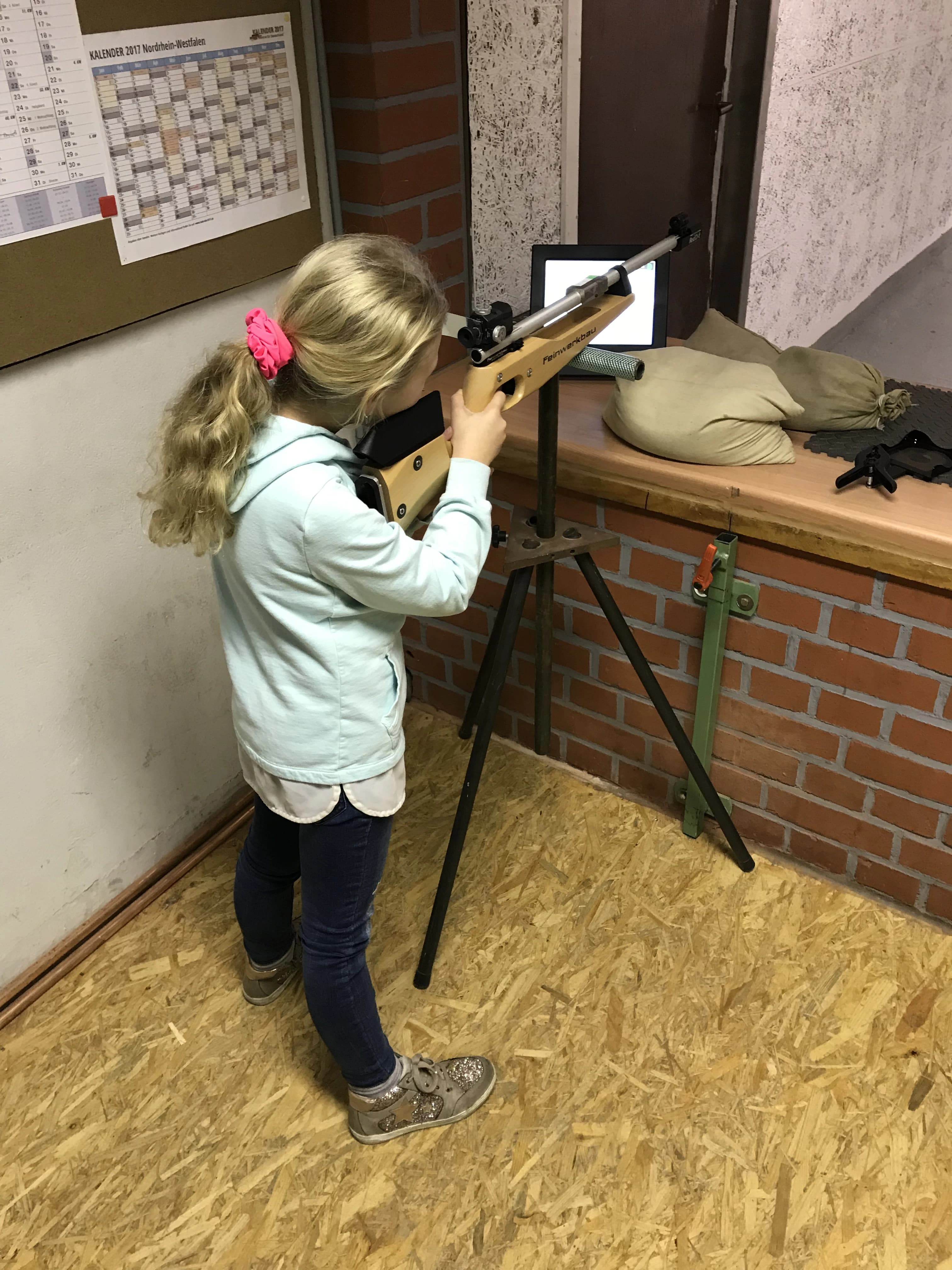Jugendtraining beim Tückinger Schützenverein - Nachwuchsförderung